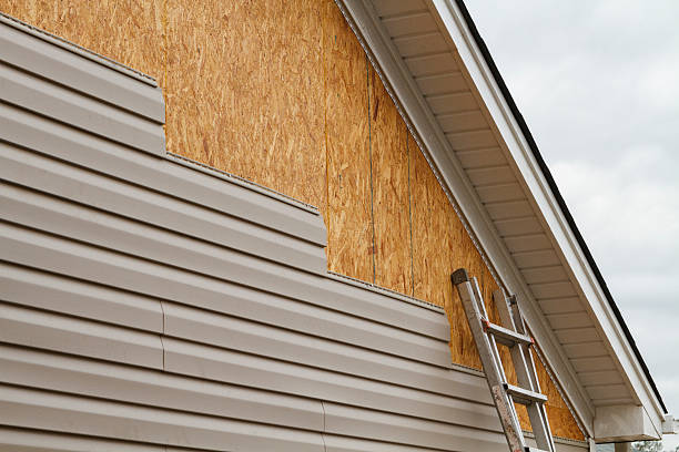 Professional Siding Contractor technician working in Stevens, PA